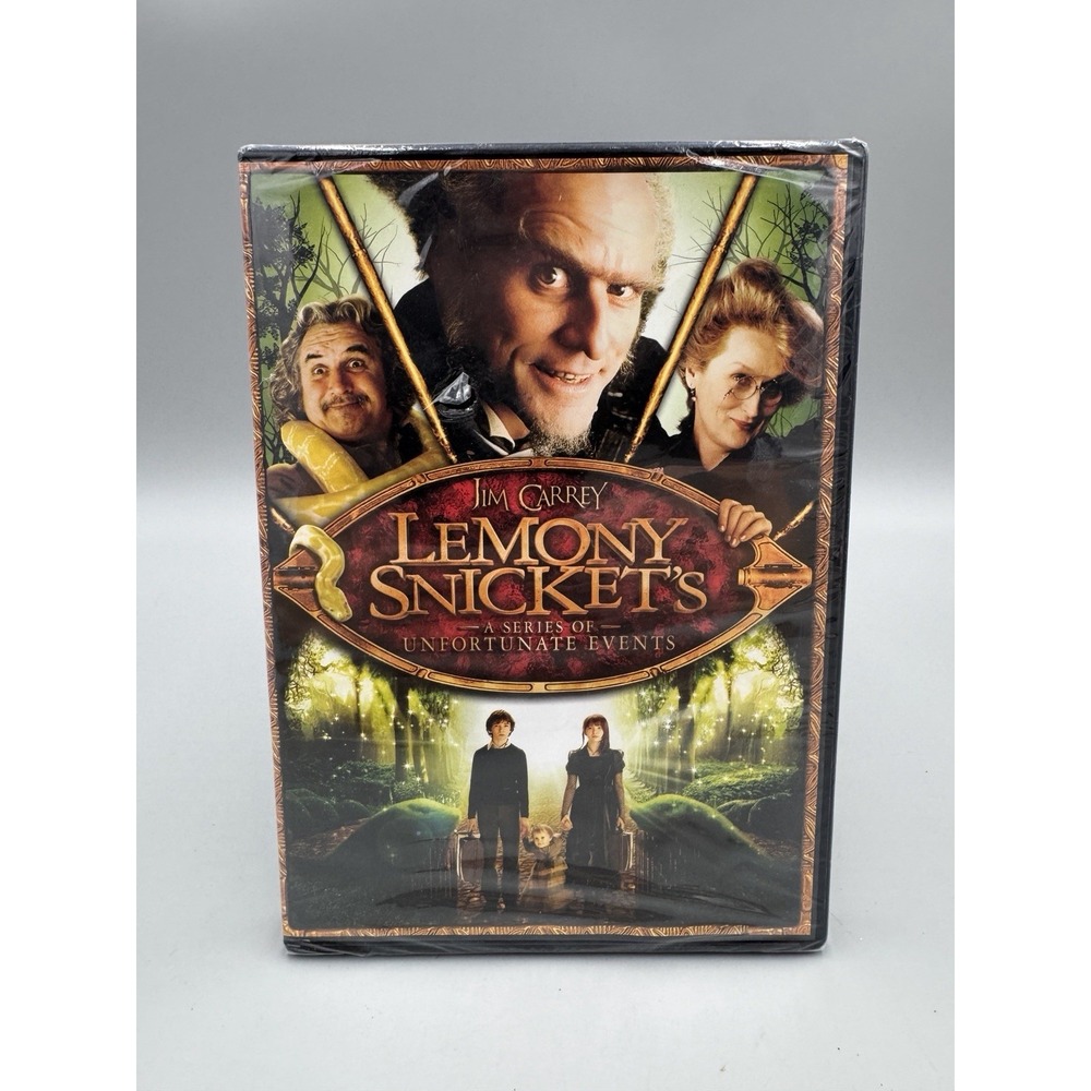 Lemony Snickets A Series of Unfortunate Events (DVD) Sealed